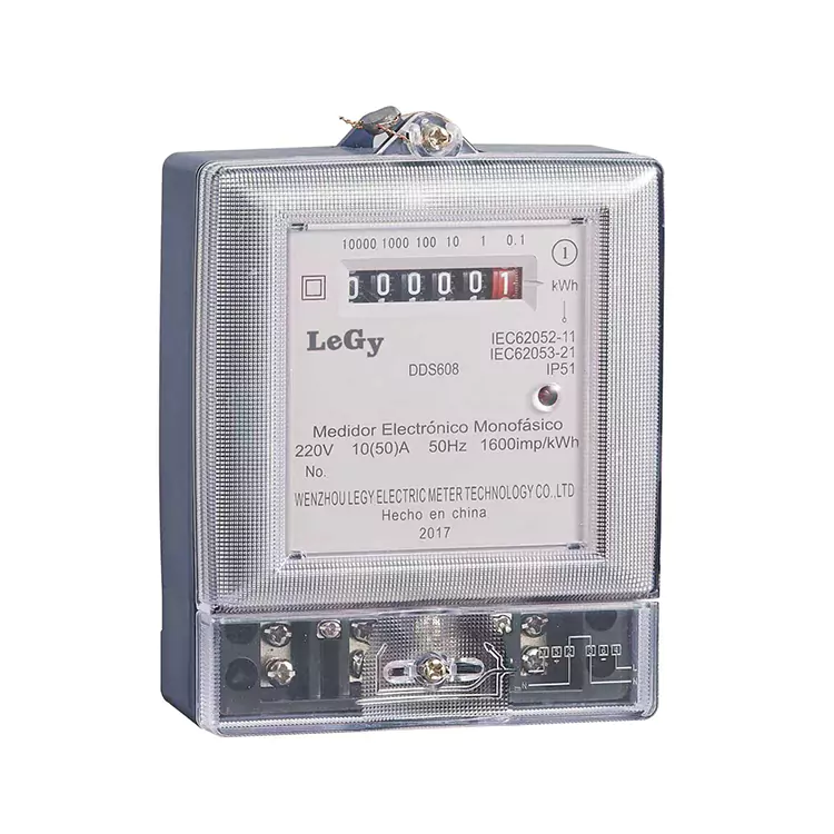 عداد الطاقة الذكي RS485 أحادي الطور